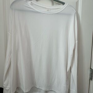 Calia White Long Sleeve Top medium